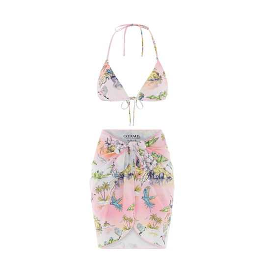 Lyra 3-piece bikini set - Oceanus Swimwear