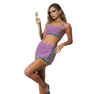 Monni Co-ord Purple - Oceanus Swimwear