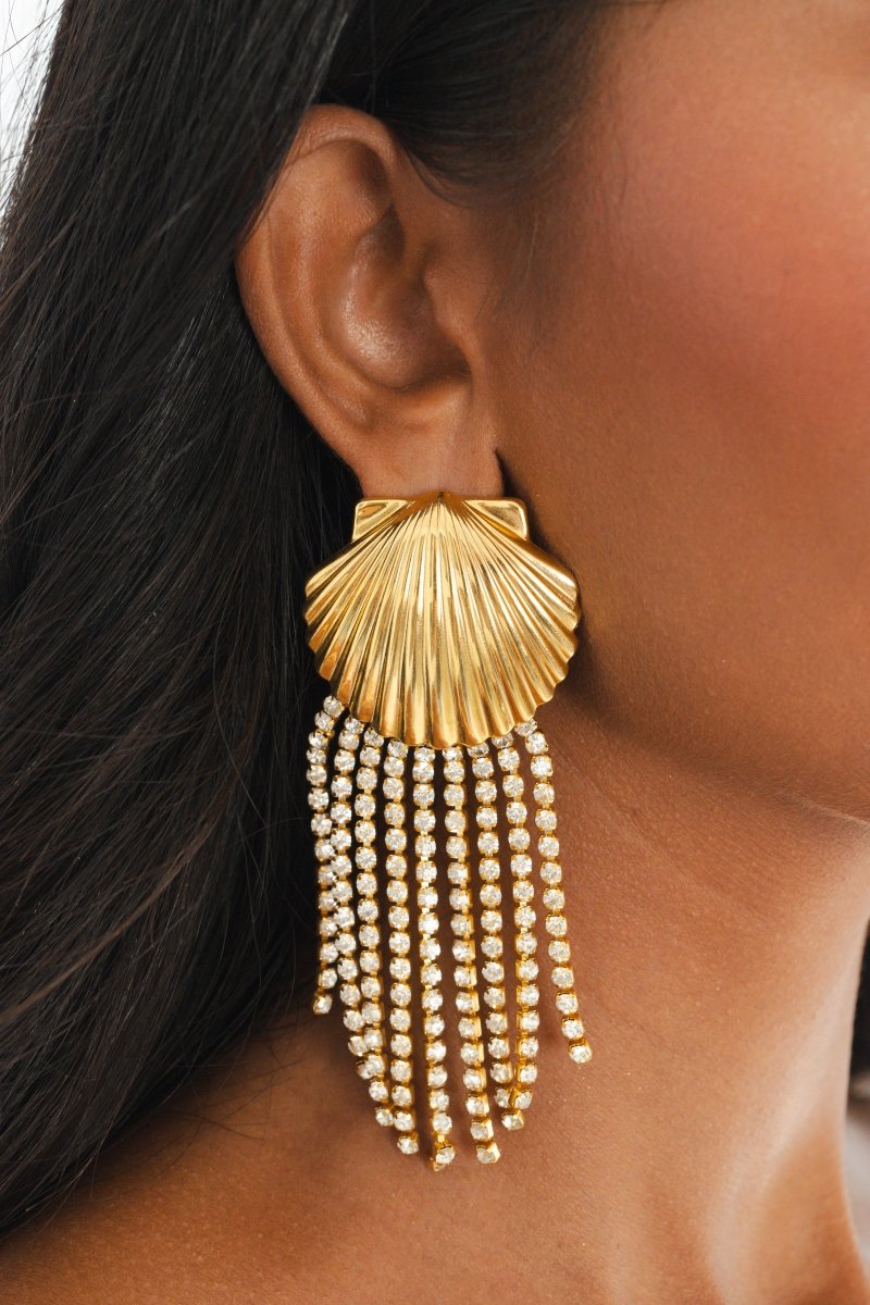 Sunset Shell Bloom Earrings