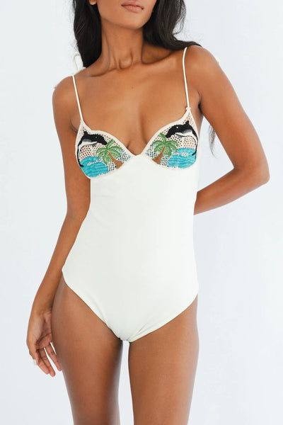 Dolphin One Piece Swimsuit - Oceanus Swimwear