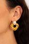 Golden Halo Pearl Earrings