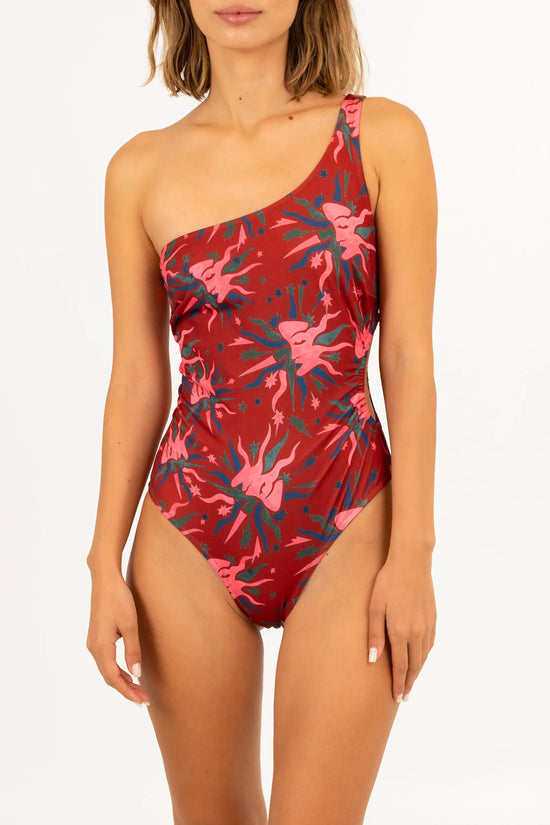 Alina One-Shoulder Swimsuit