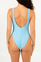 Sophie Hand Beaded Swimsuit Blue - Oceanus Swimwear