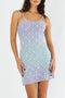 Arabella Hand Beaded Crystal Dress Ombre