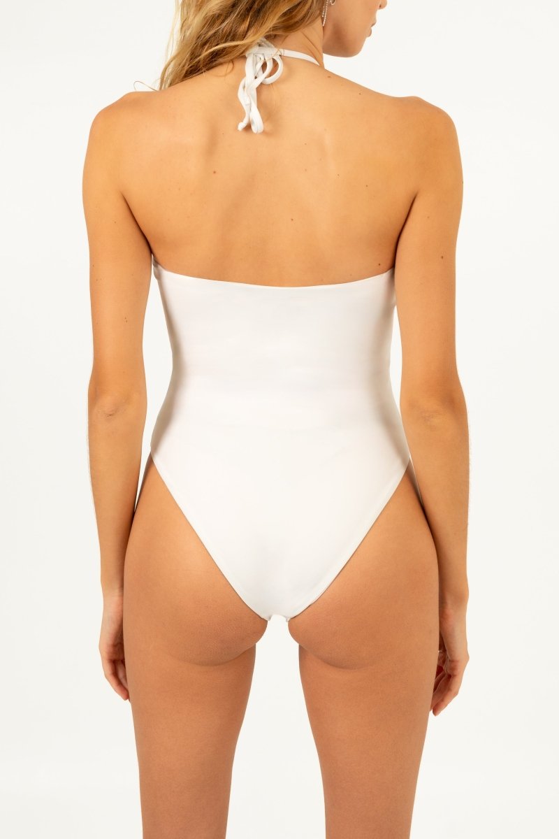 Jelly Fish Swimsuit White