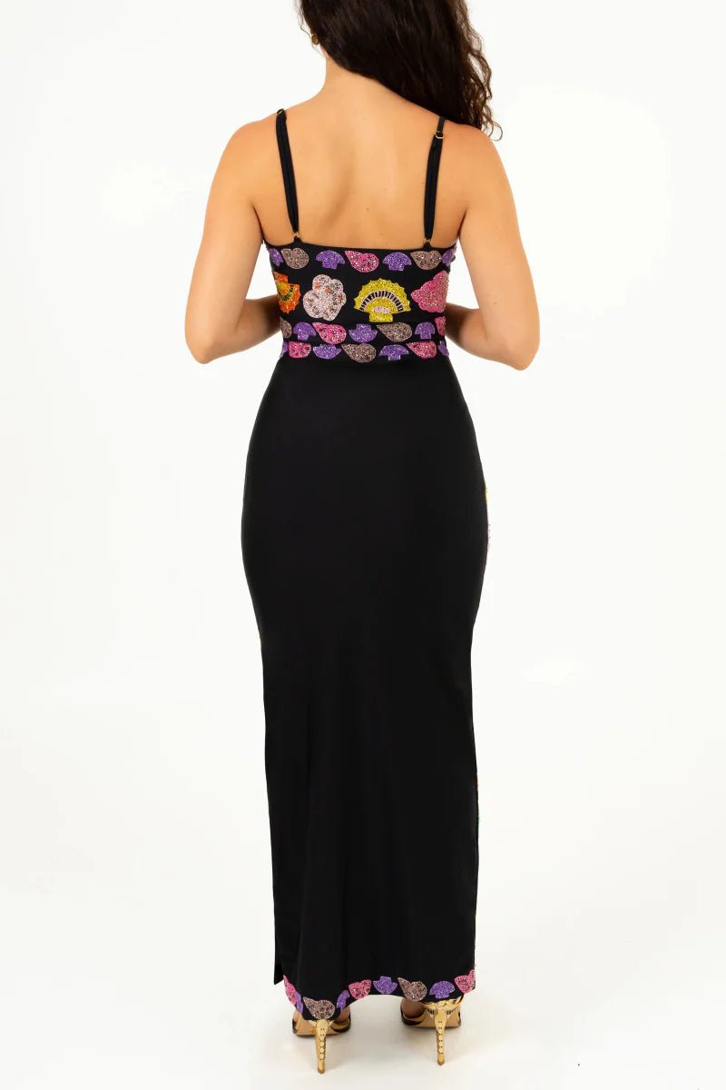 New York Strapped Dress - Black - Oceanus Swimwear