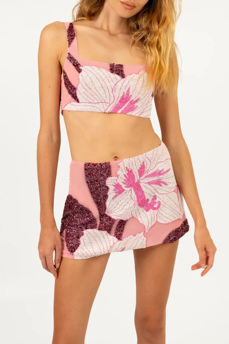 Delilah Beaded Co-ord Top Oceanus x By Poppy