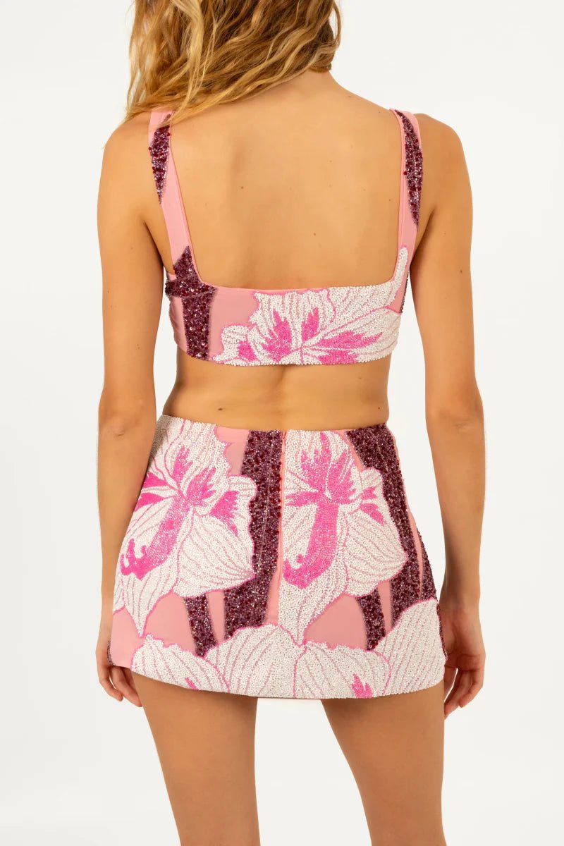 Delilah Beaded Co-ord Top Oceanus x By Poppy