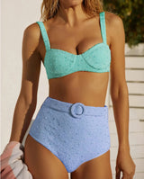 Heidi Hand Beaded Bikini Bottom - Oceanus Swimwear