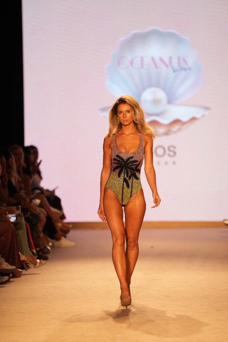 Palm Dusk Swimsuit - Oceanus Swimwear