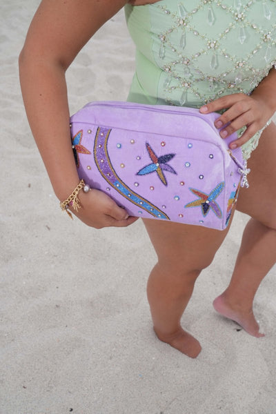 Crescent wash Bag - Oceanus Swimwear
