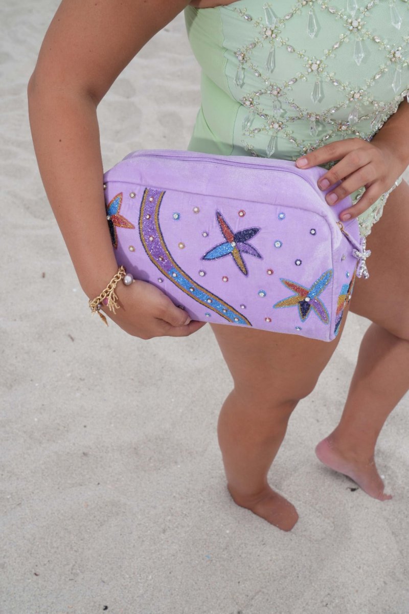 Crescent wash Bag - Oceanus Swimwear