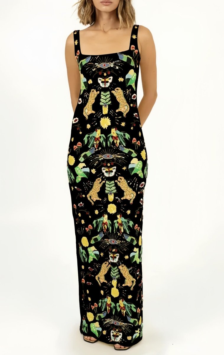 Aurelia Maxi Dress - Multi Colour