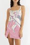Sofia Hand  Beaded Party Dress Multi Color