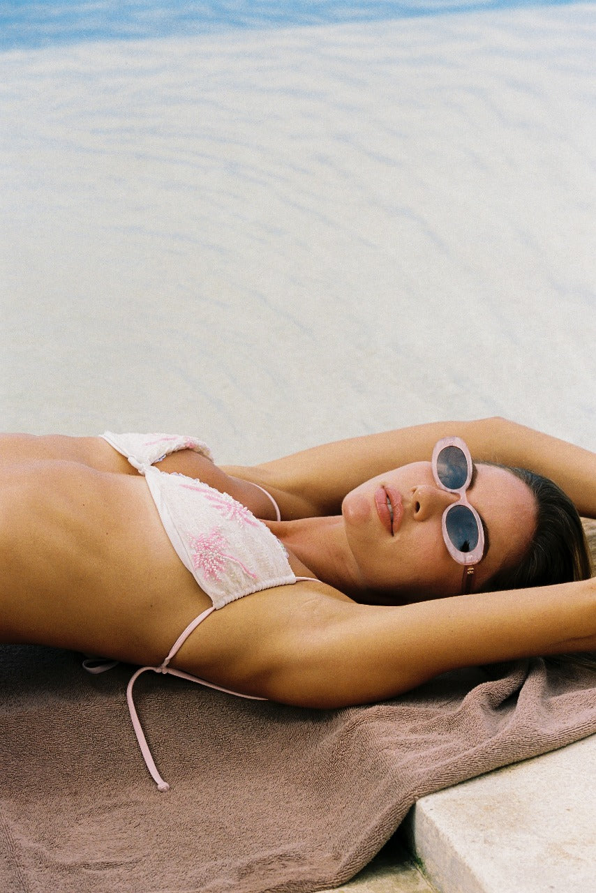 Oceanus x SOJOS Veronica Sunglasses Pink