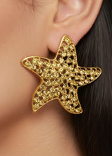 Stella's Golden Starfish Earrings