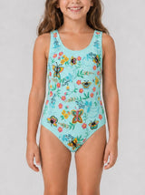 Alabama Floral Kids Swimsuit Multi Colour