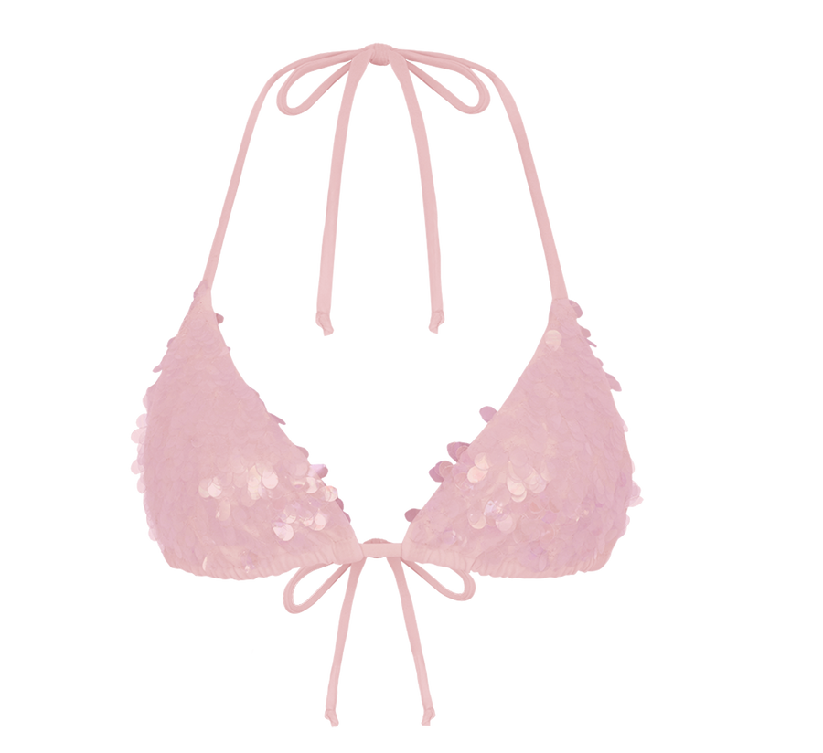 Sienna Sequin Embroidery Bikini Top