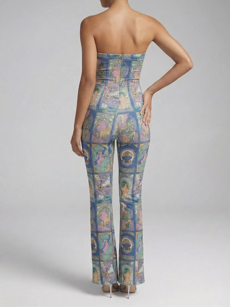 Eden Cut-out Flared Jumpsuit