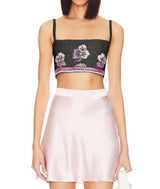Tallulah Crystal Co - Ord Pull On Top - Oceanus Swimwear
