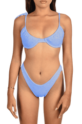 Ariel Hand Embroidered Underwire Bikini Bottom - Oceanus Swimwear