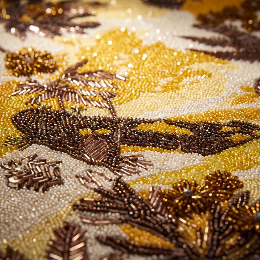 Golden Sunset Beadwork Details