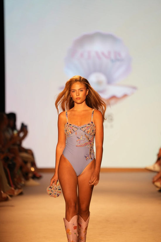 Selene Sea Shell Swimsuit – Daphne x Oceanus - Oceanus Swimwear