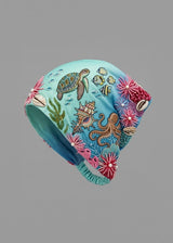 Blue Deep Ocean Head Scarf