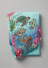 Blue Deep Ocean Head Scarf
