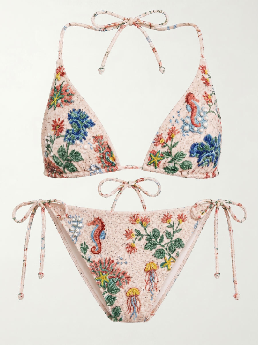Gigi Fully Beaded Bikini Bottom