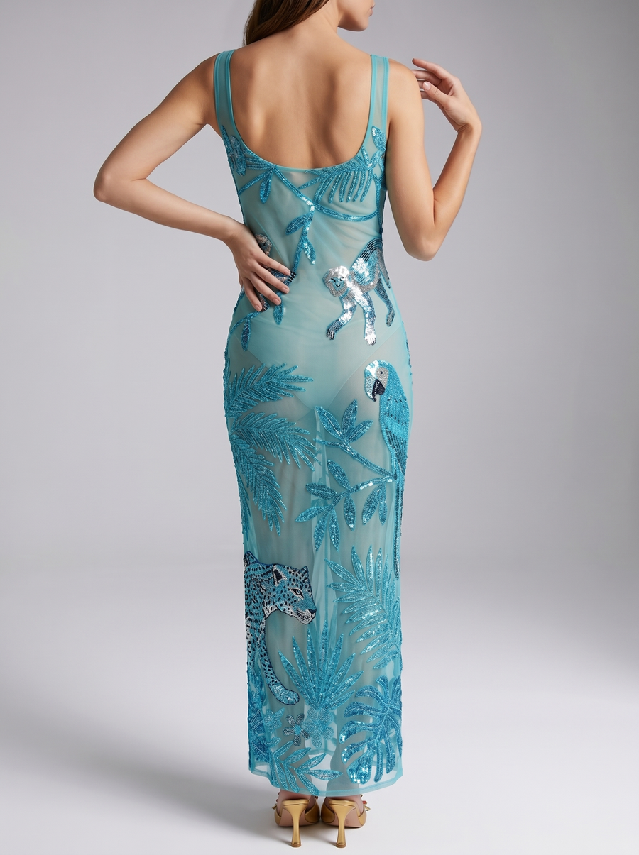 Zola Sheer Maxi Dress