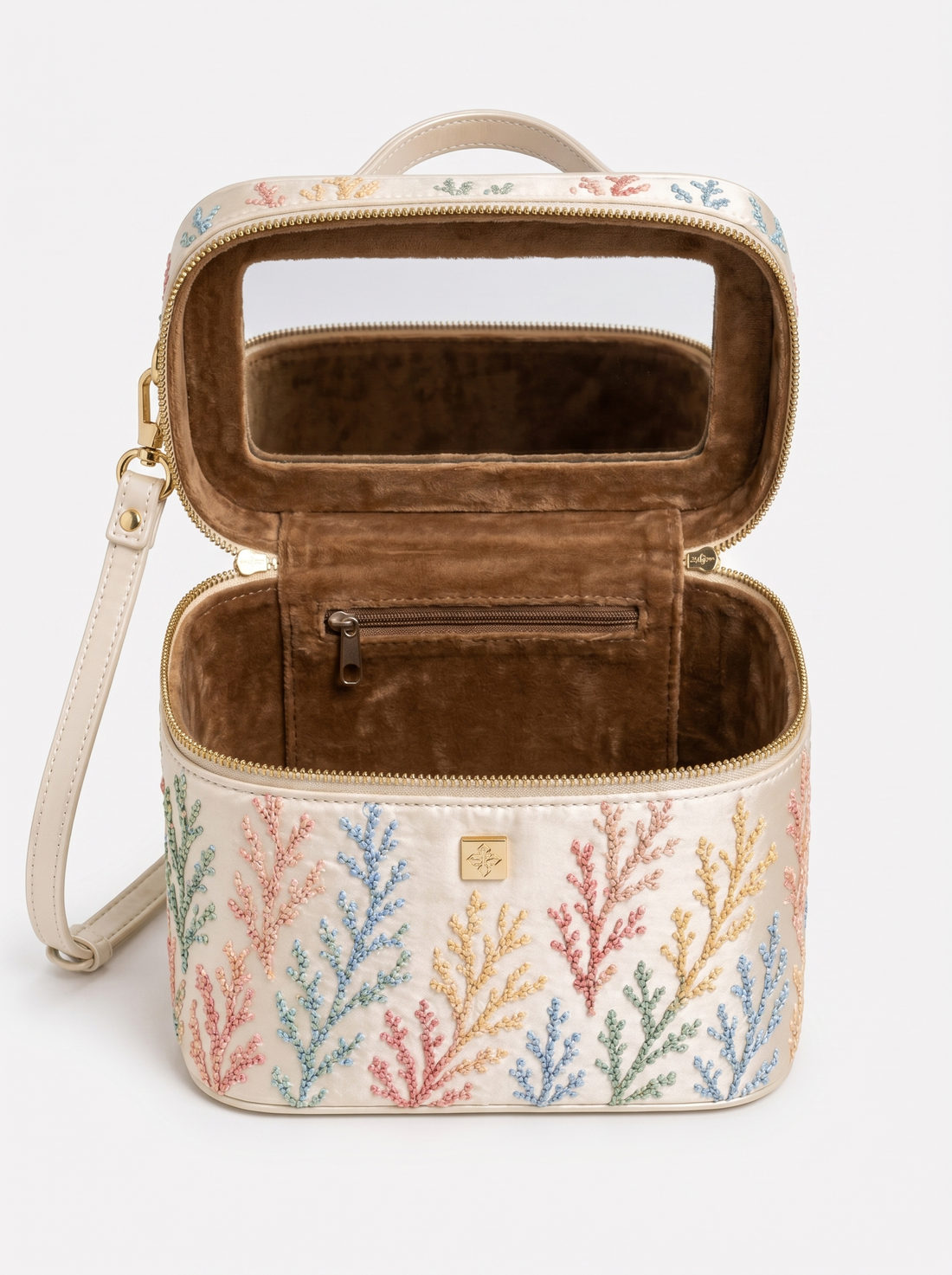 Coral Garden Vanity Bag