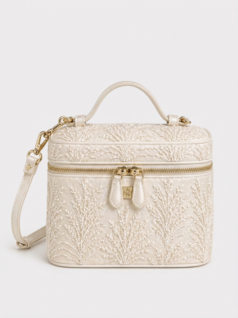 Bridal Coral Vanity Bag