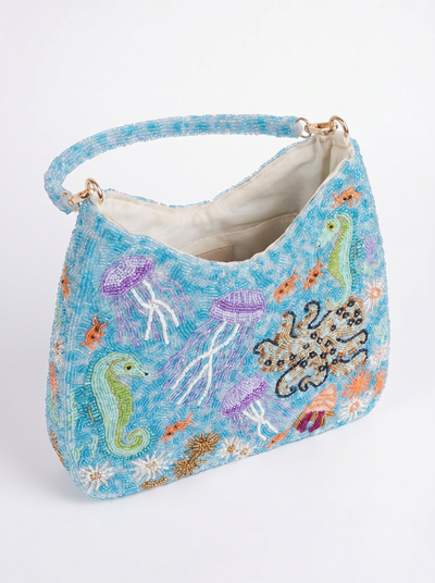 Jellyfish Blue Hand Bag