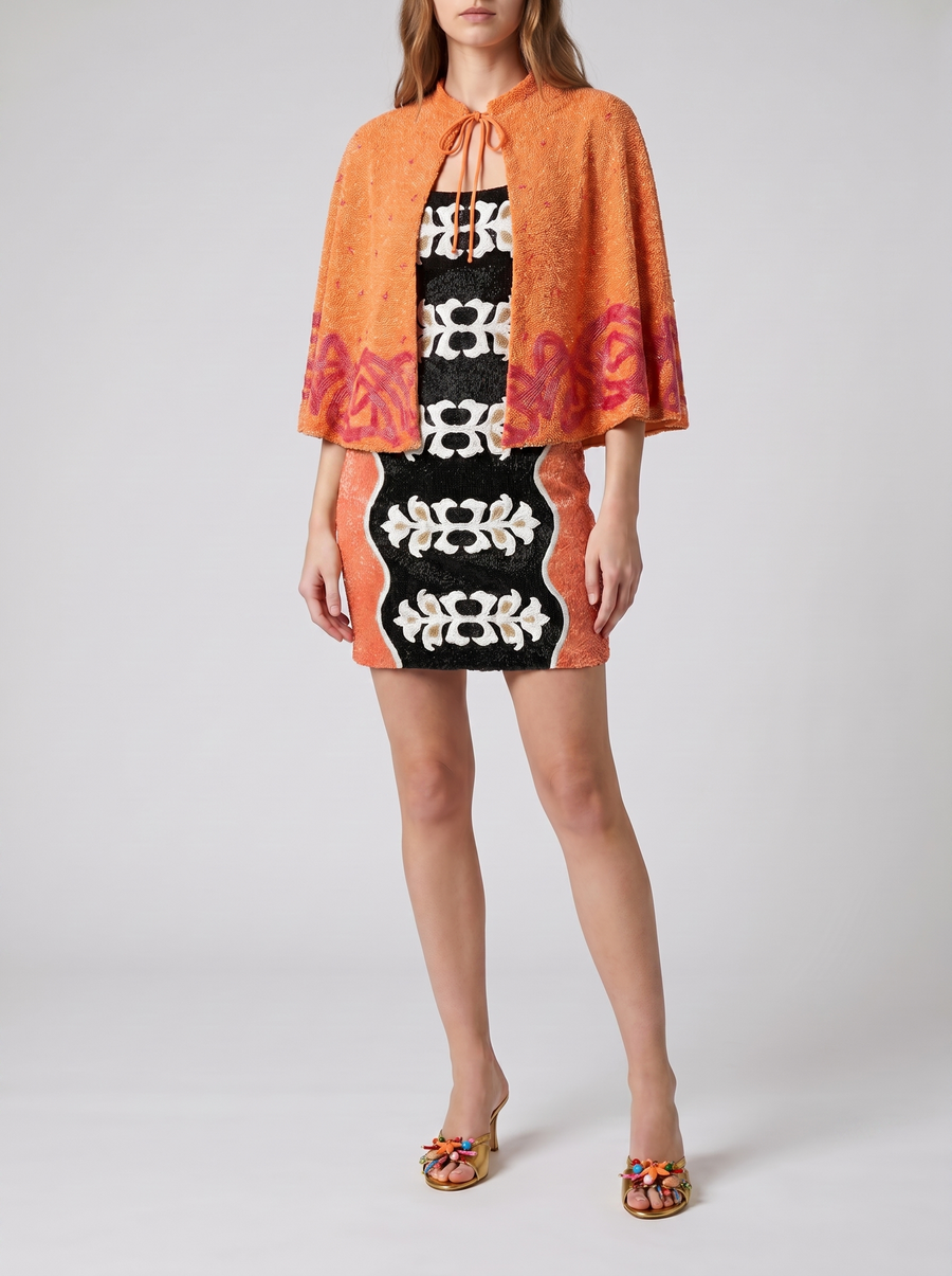 Oceanus x Bárbara Hulanicki Serpentina Orange Cape