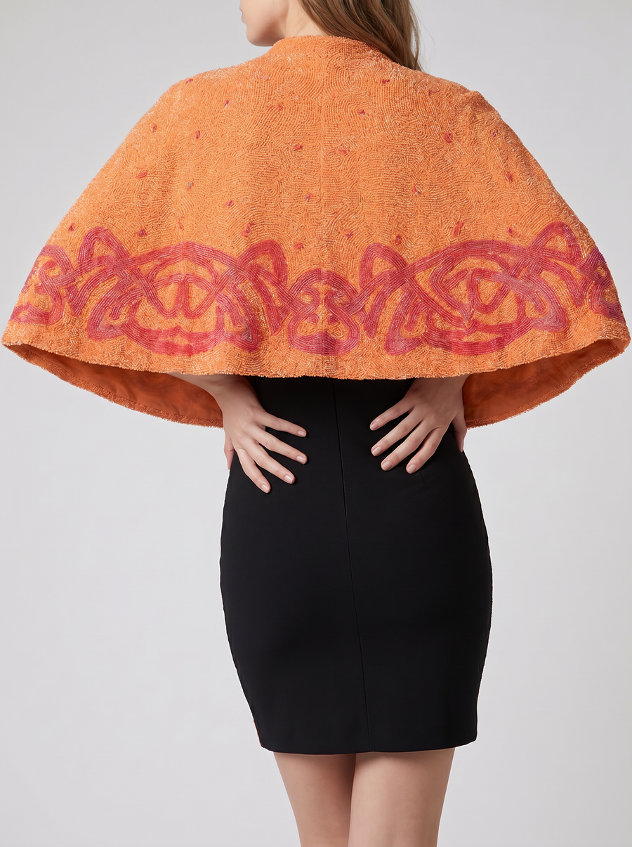 Oceanus x Bárbara Hulanicki Serpentina Orange Cape