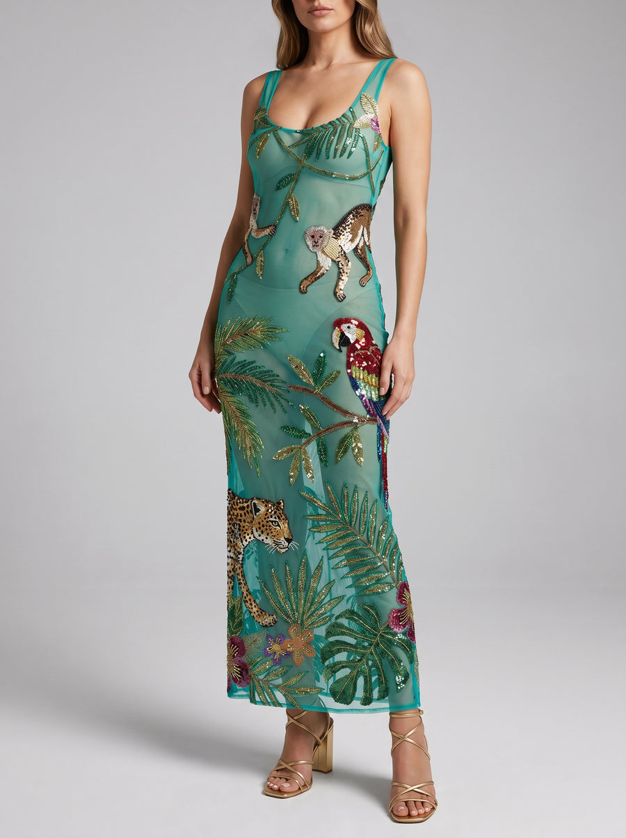Zola Sheer Maxi Dress