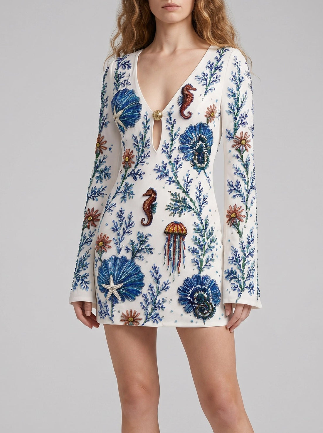 Ines Powermesh Dress