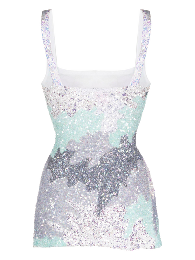 Oceanus Dress in Shellflower Blue