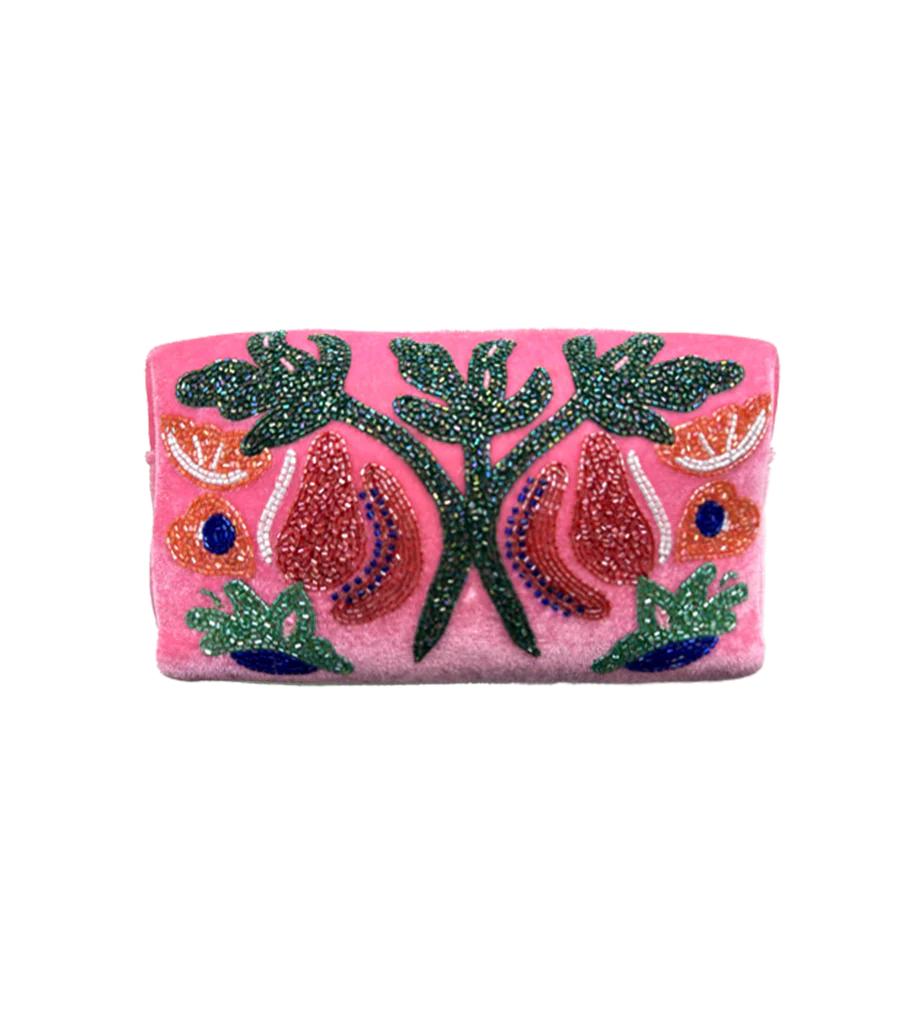 Mulata Makeup bag in Pink by Oceanus