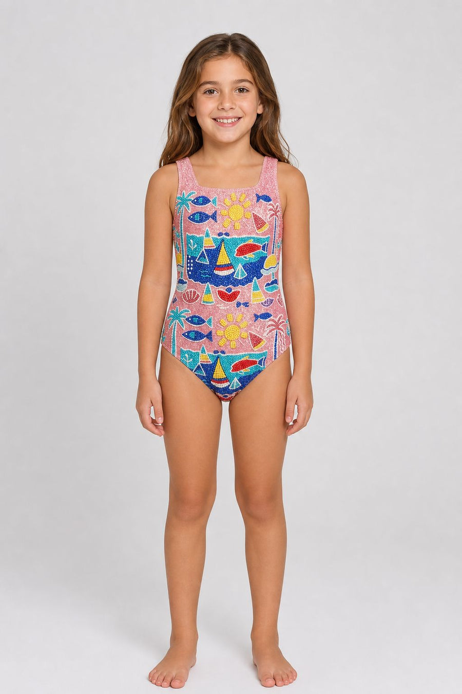Lume Swell Kids Swimsuit Multi Colour