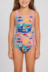 Lume Swell Kids Swimsuit Multi Colour