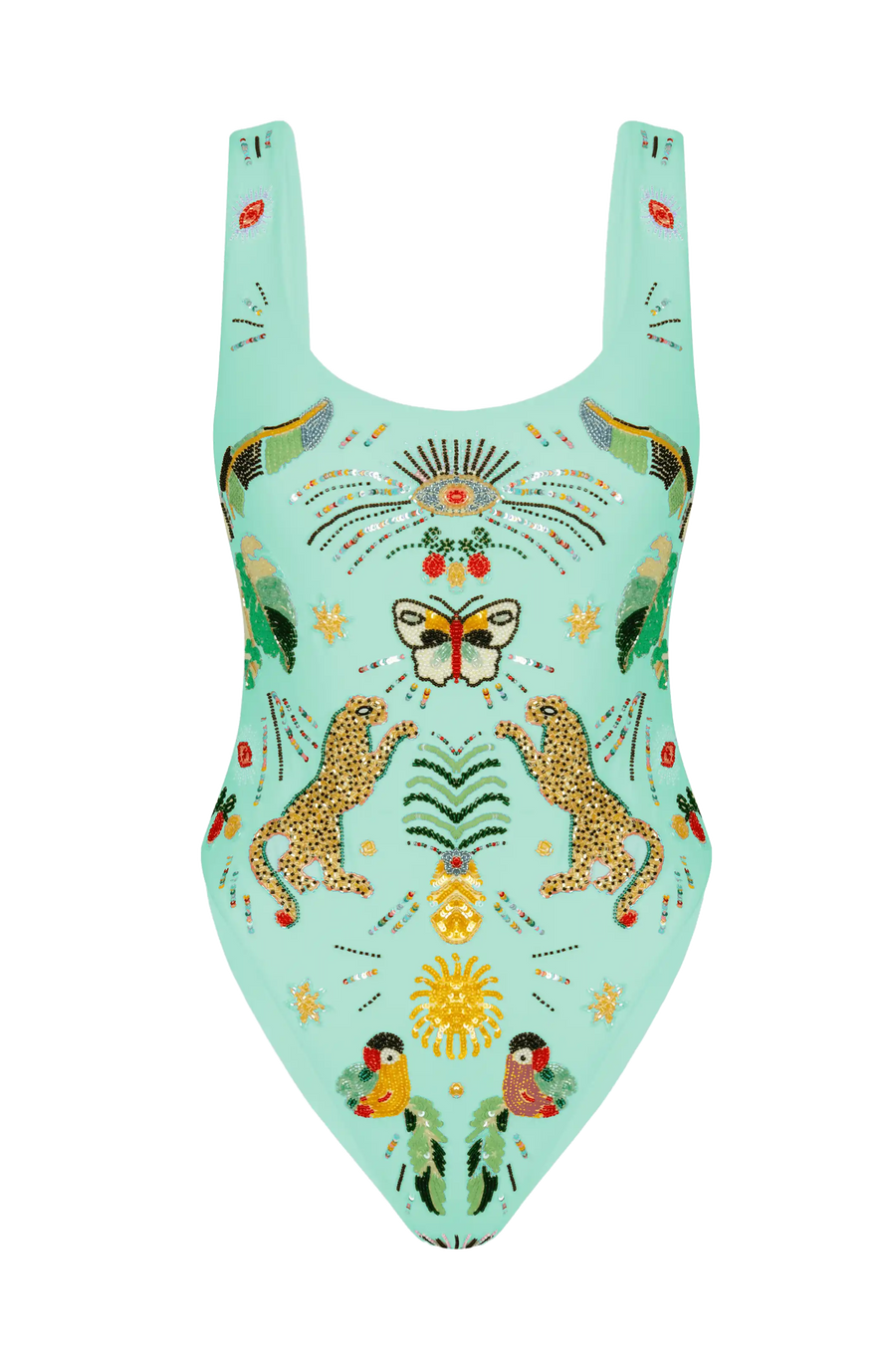 Willow Hand Embroidered Swimsuit