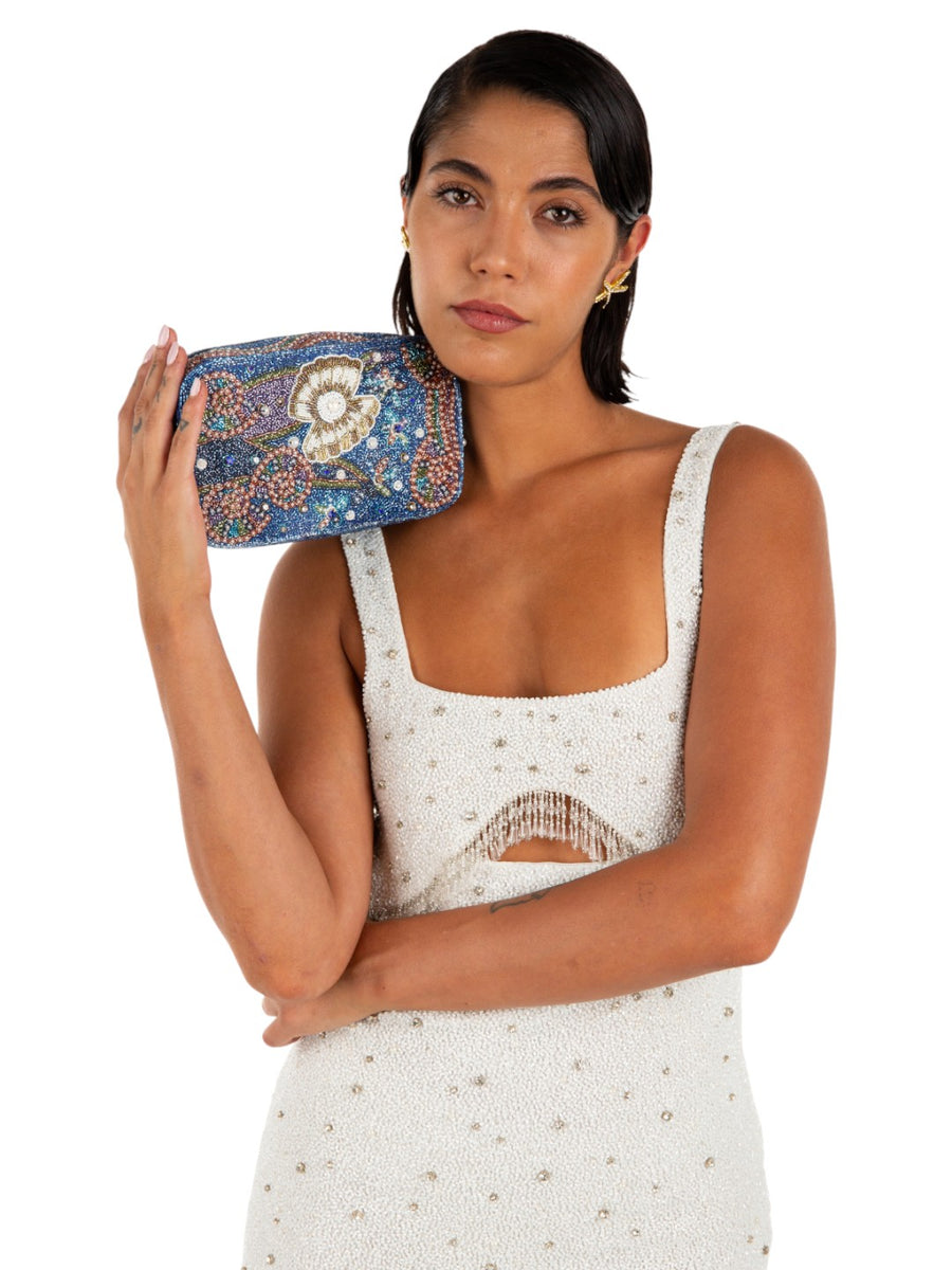 Sugarcoated Hand Embellished Pouch