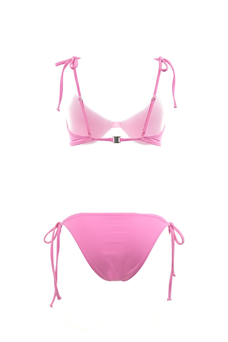 Oceanus x The Red Sea  صوت Sout Underwire Bikini Top in Pink
