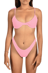 Ariel Hand Embroidered Underwire Bikini Bottom - Oceanus Swimwear
