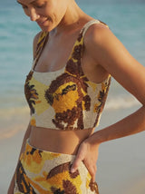 Animate Golden Beaded Top