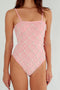 Calliope Embellished Swimsuit Pink