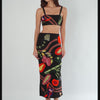 A 360 degree view of La Noche Beaded Co-ord in Black