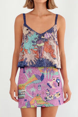 Fish Hand Beaded Top Multi Color video